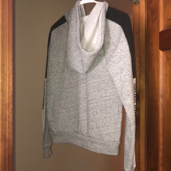 Gray pink sweatshirt hoodie - Picture 2 of 2